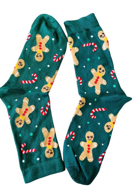 Sosete de Craciun Barbatesti ,Imprimeu Emoji craciun,Engros